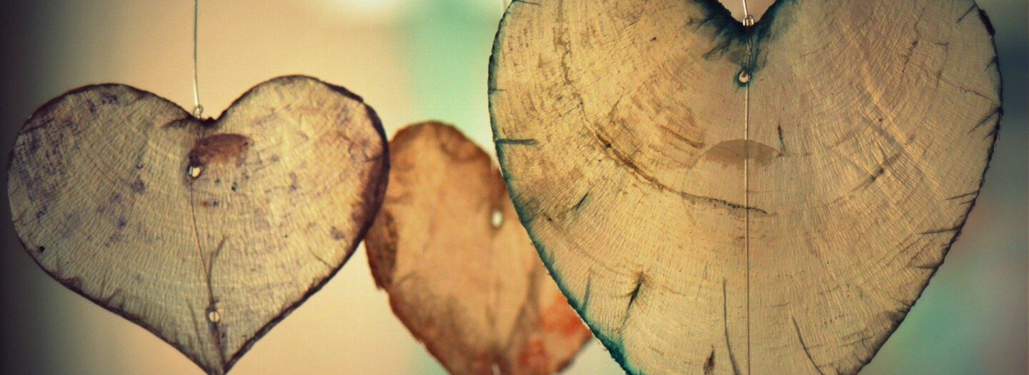 Hangende hartjes