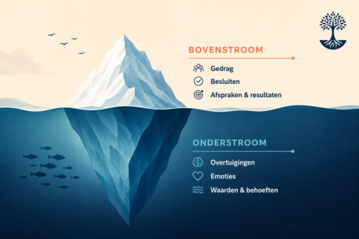 Bovenstroom en onderstroom in teams