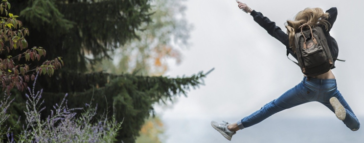 Inspiratiedagen adventure jump vrouw